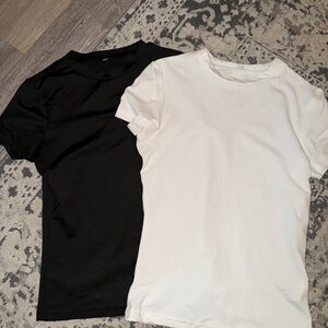 Black and White T-Shirt Set